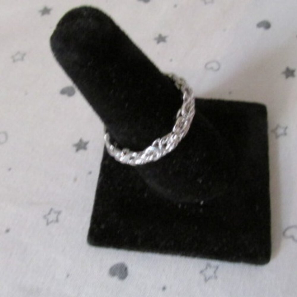 brand new 14k white gold Resin Milor Italy Ring - Picture 2 of 6